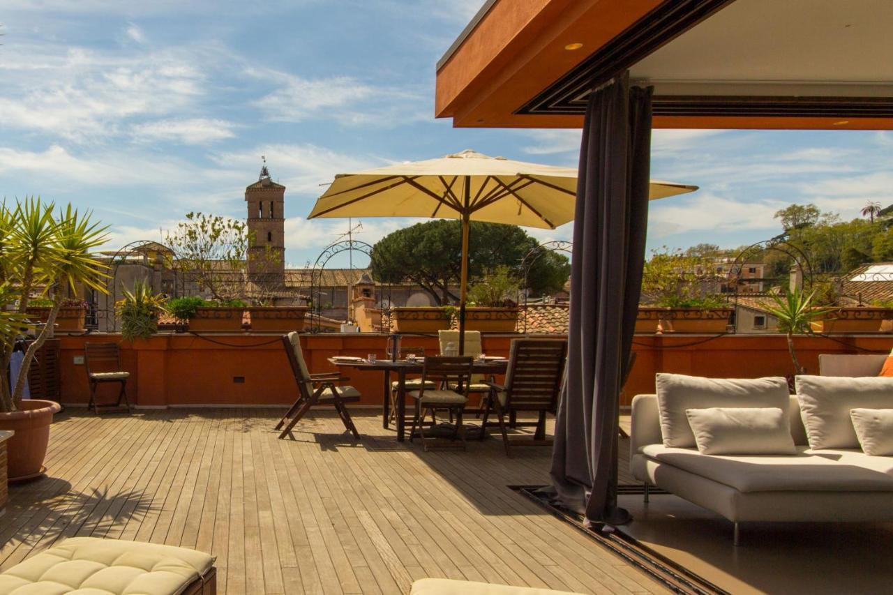Pelliccia 11 Trastevere Penthouse โรม ภายนอก รูปภาพ
