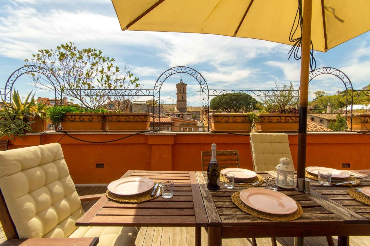 Pelliccia 11 Trastevere Penthouse โรม ภายนอก รูปภาพ