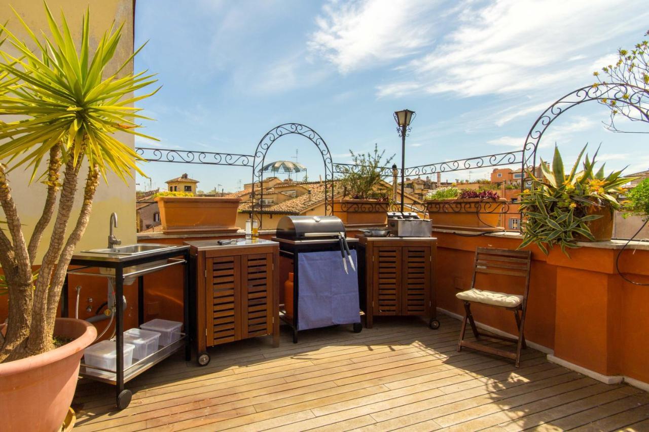 Pelliccia 11 Trastevere Penthouse โรม ภายนอก รูปภาพ