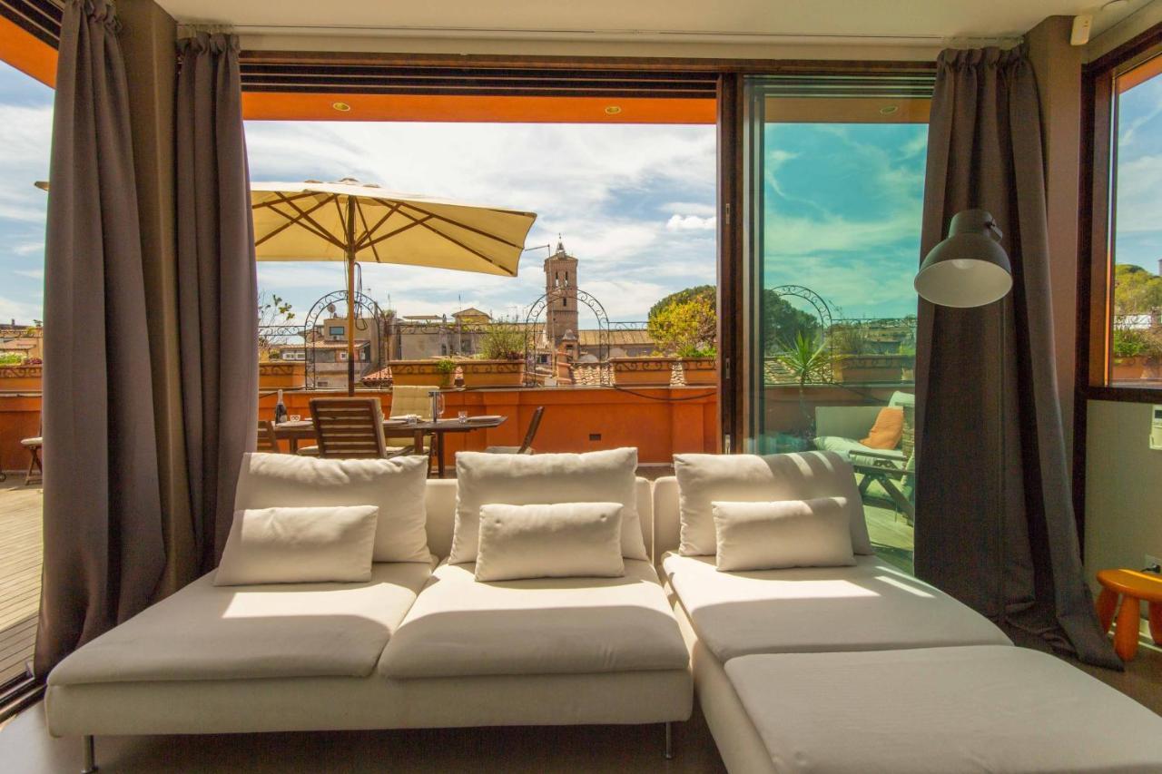 Pelliccia 11 Trastevere Penthouse โรม ภายนอก รูปภาพ
